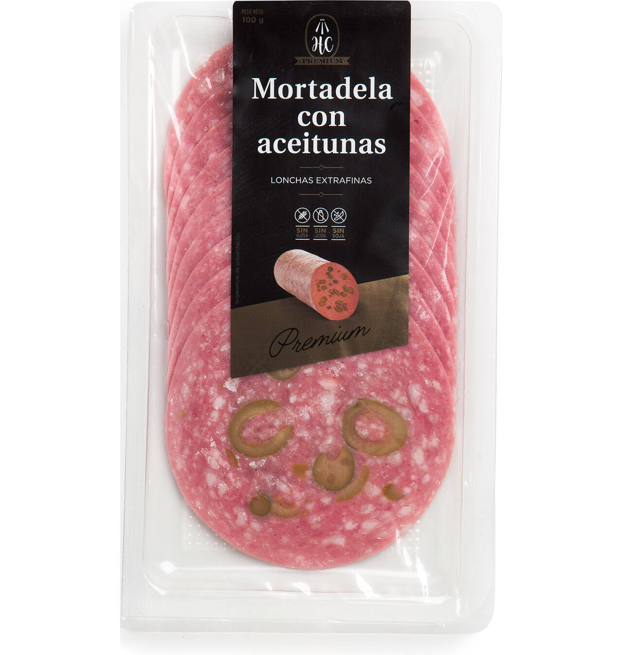 Comprar MORTADELA HC CON OLIVAS 100 G MORTADELA HC CON OLIVAS 100 G