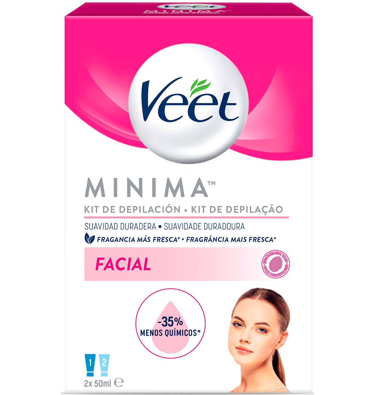 Comprar KIT DEPILATORI VEET CREMA FACIAL 1 UNITAT KIT DEPILATORI VEET