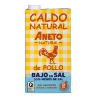 CALDO ANETO DE POLLO NATURAL BAJO EN SAL 1 L