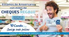 Para nuestro Aniversario regalamos Cheques de 25 euros