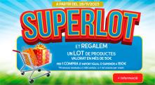 Amb una compra de importe igual o superior a 150 euros t'emportes DE REGAL un lot de productes valorat en més de 50 euros. Promoció limitada a 2.500 unitats i a 1 lot màxim per client.