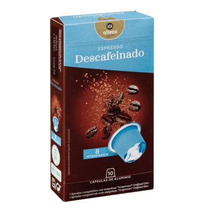 CÁPSULAS NESPRESO ALTEZA DESCAFEINADO FUERTE 10 UNIDADES