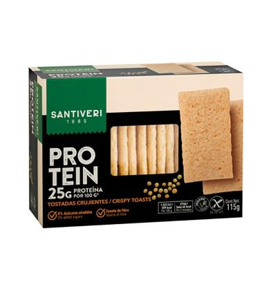 TOSTADAS SANTIVERI PROTEICA SIN GLUTEN 115 G
