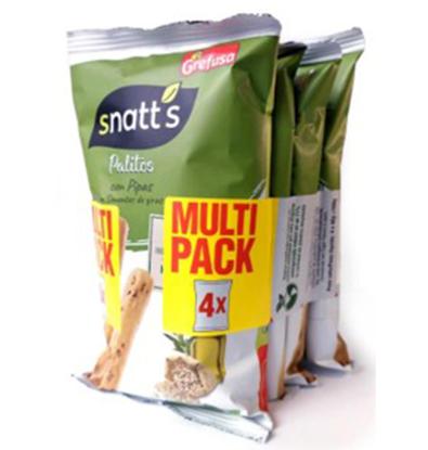 MULTIPACK SNATTS PALITOS PIPAS 4 UNIDADES
