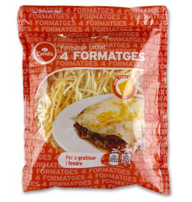RALLAT CONDIS 4 FORMATGES 200 G