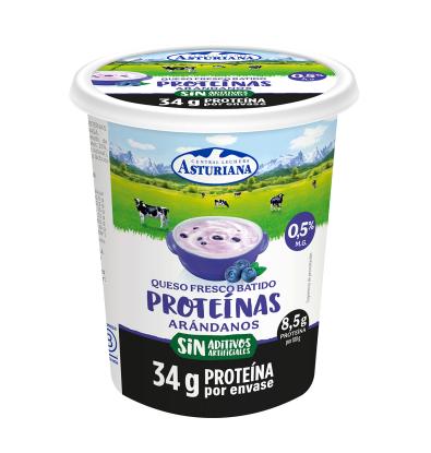 QUESO FRESCO BATIDO ASTURIANA ARÁNDANOS 400 G