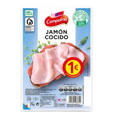 JAMÓN COCIDO CAMPOFRÍO XJ 1€ 75 G