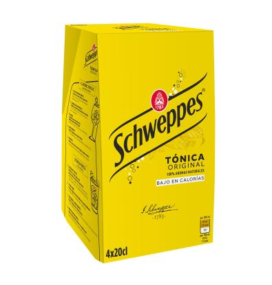 TÒNICA SCHWEPPES VIDRE PACK-4 80 CL