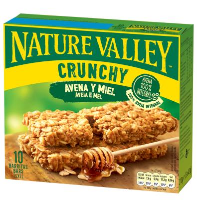 BARRITA NATURE VALLEY AVENA Y MIEL 5 UNIDADES