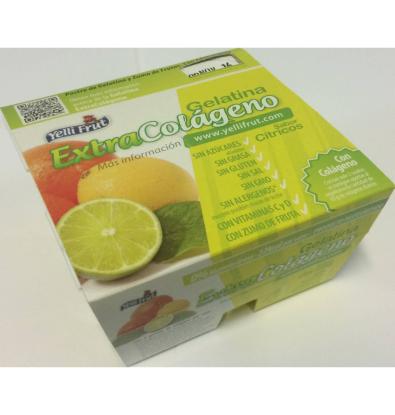 GELATINA YELLI FRUT EXTRA COL·LAGEN CÍTRICS 4 UNITATS