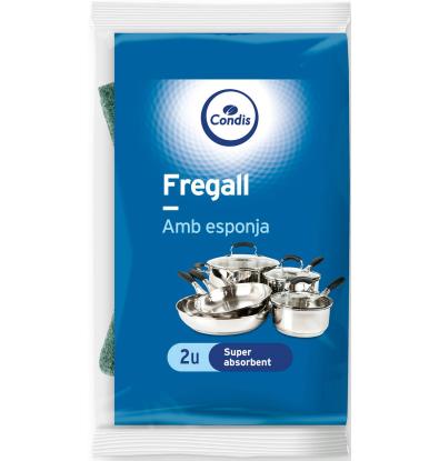 ESTROPAJO CONDIS CON ESPONJA 2 UNIDADES