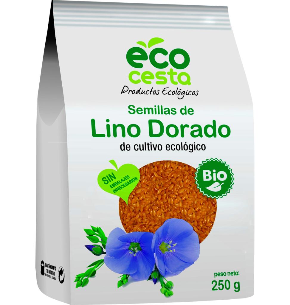 Semillas de lino dorado ecológicas - 150 g - El Amasadero, tienda panarra