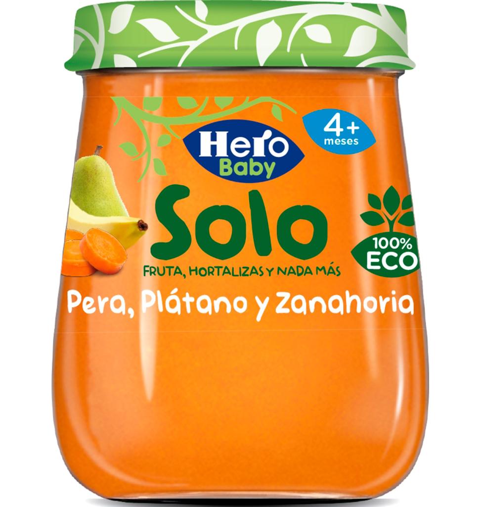 Hero Solo Plátano, Pera y Naranja 100 g