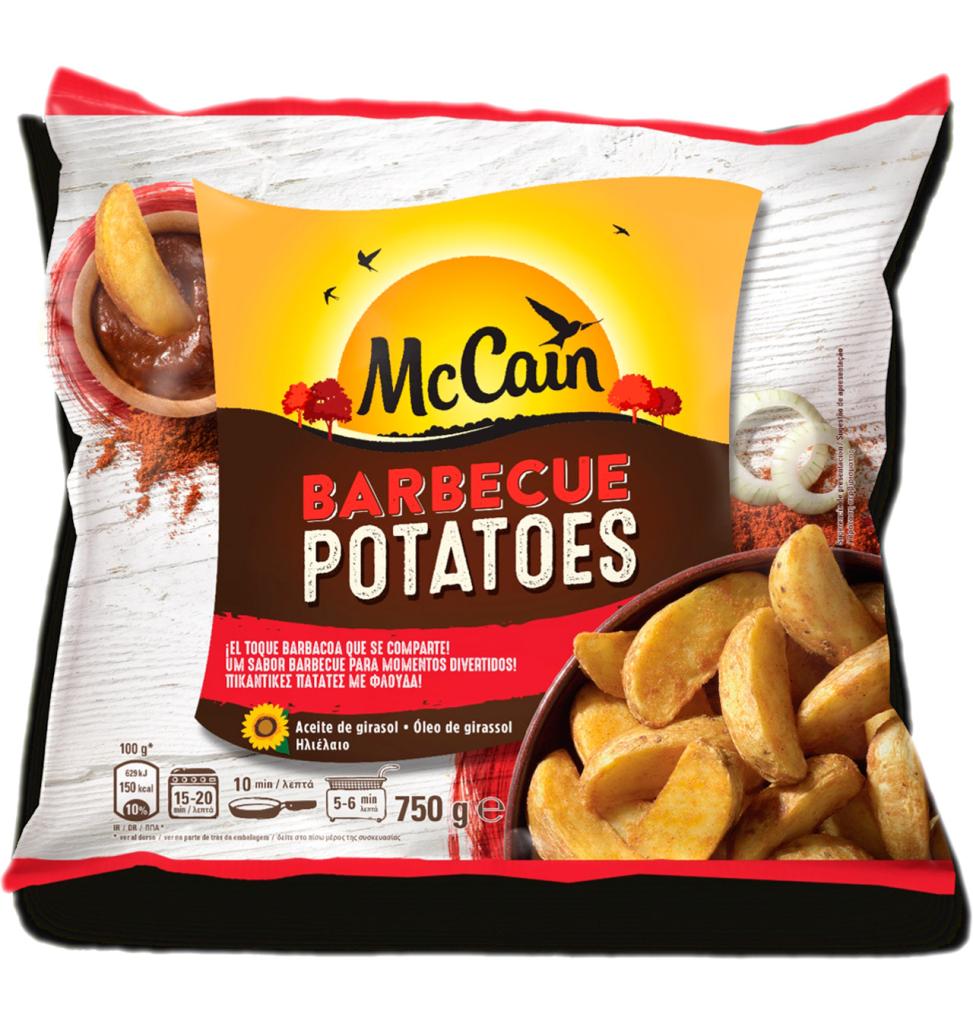 Patatas fritas congeladas Mccain-Potato Pickers Gajo Crinkle Barbacoa -  Distribución Cocina - Patatas fritas congeladas