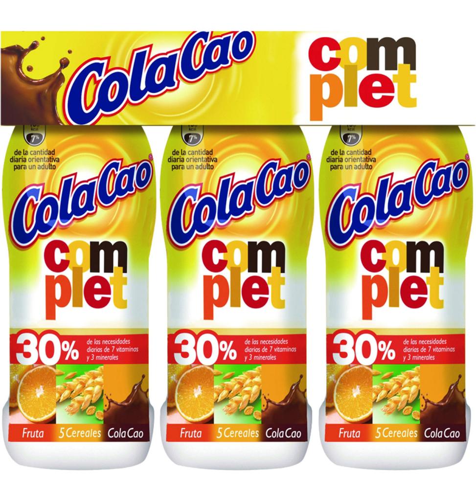 Cola Cao Complet con Frutas y Cereales, 360g : : Alimentación y  bebidas