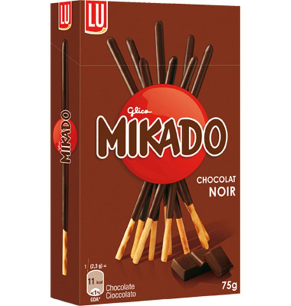 Lu Mikado With Dark Chocolate 75 gr