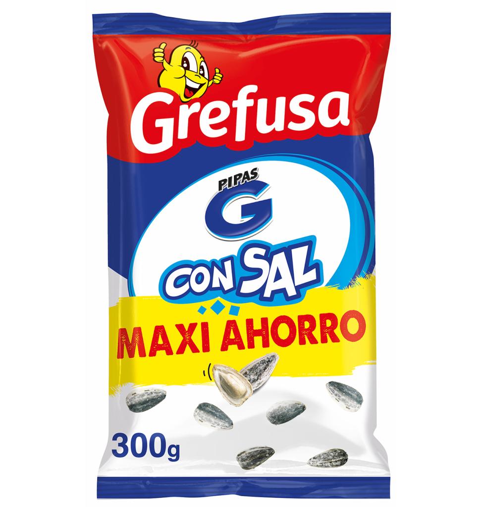 Comprar PIPAS GREFUSA CON SAL 300 G | Frutos secos y pasas en Condisline