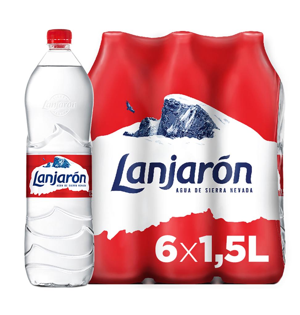 Agua Lanjarón 1,5 Litros x 6 UD.