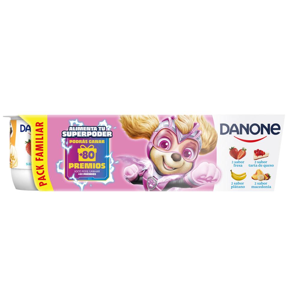 Yogur sabor macedonia Danone