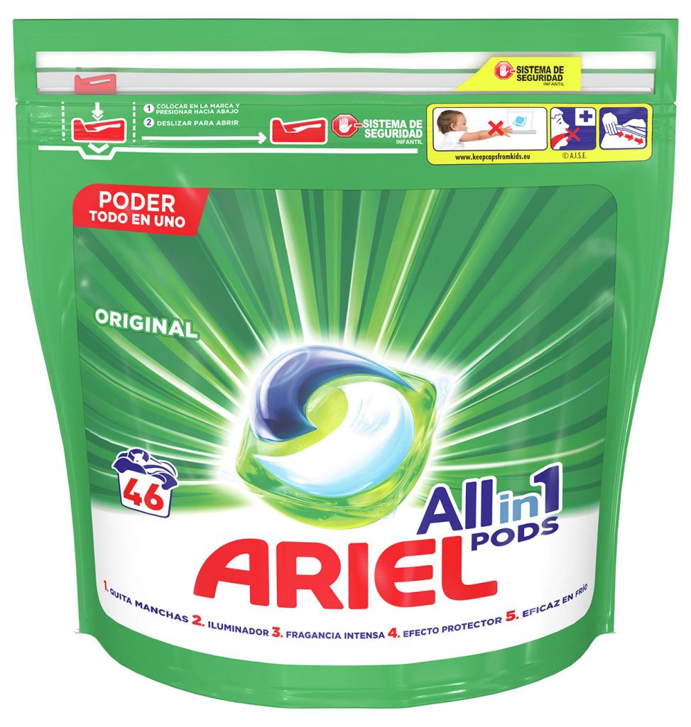 Ariel All-in-1 Pods Detergente Lavadora Líquido en Cápsulas