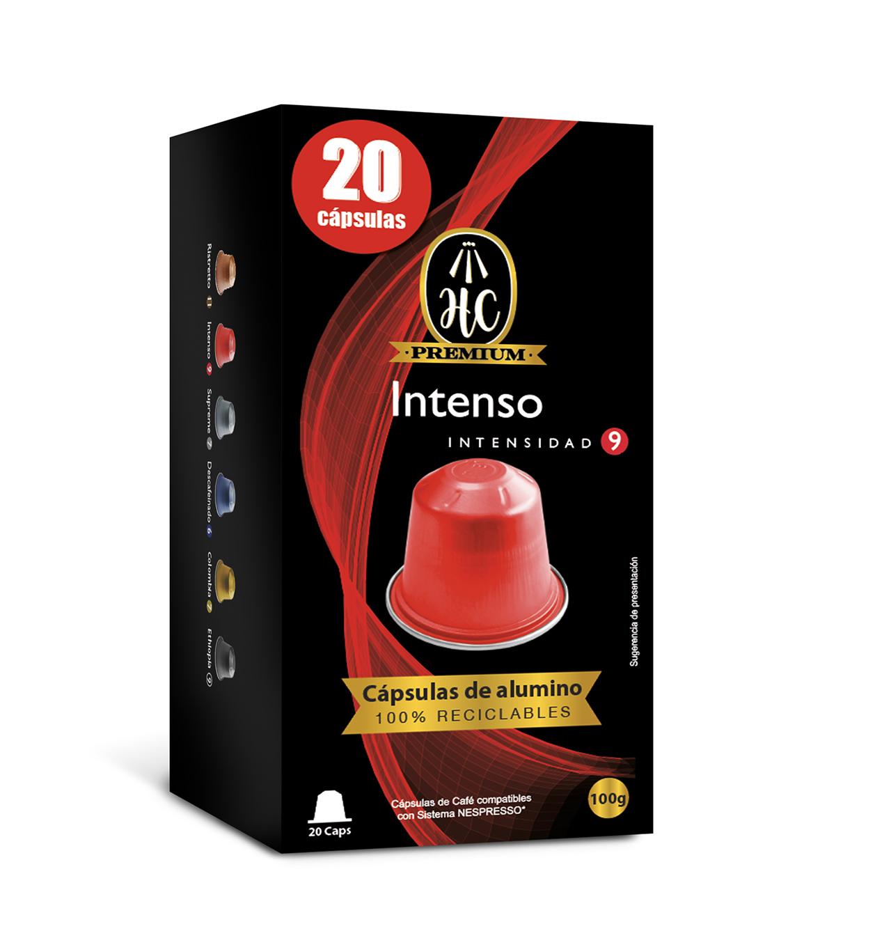 Comprar CÁpsulas CafÉ Hc Intenso Nespresso 20 Unidades CÁpsulas CafÉ Hc Intenso Nespresso 20 