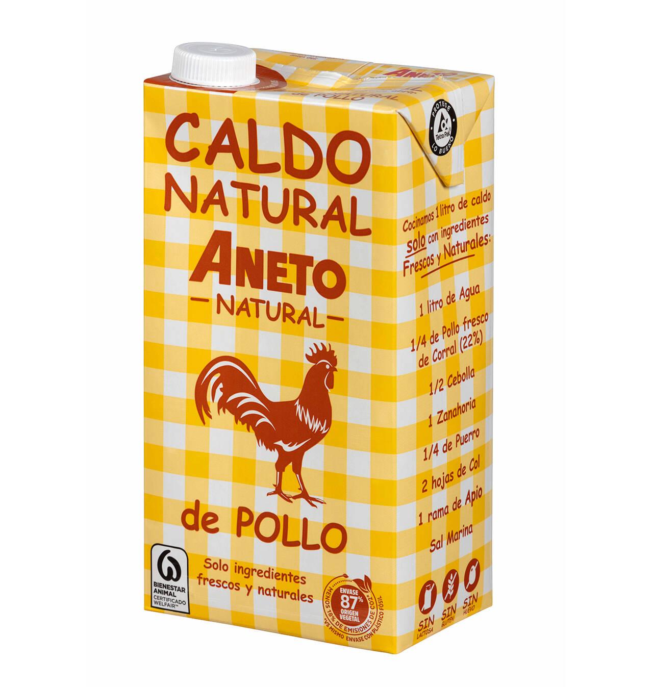 Comprar CALDO DE POLLO 100 NATURAL 1 L Caldos, cremas y purés