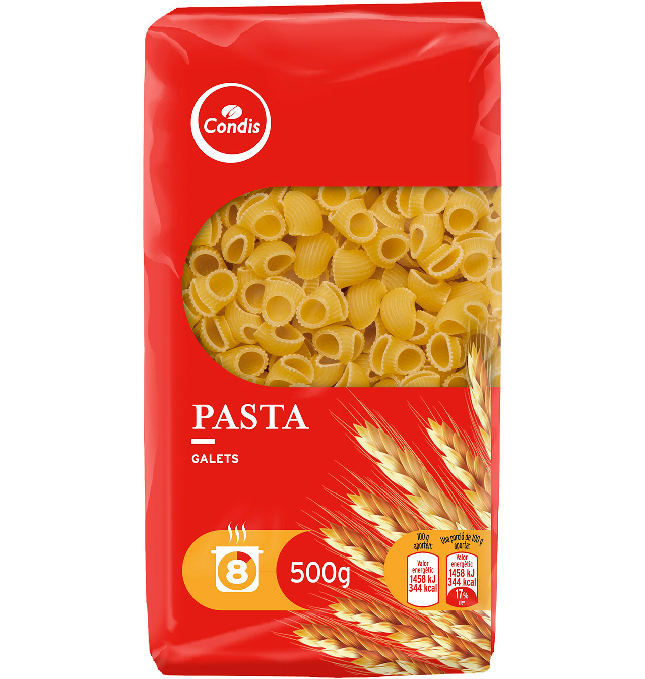 Comprar PASTA CONDIS GALETS 500 G | Pasta, farines i purés a Condisline