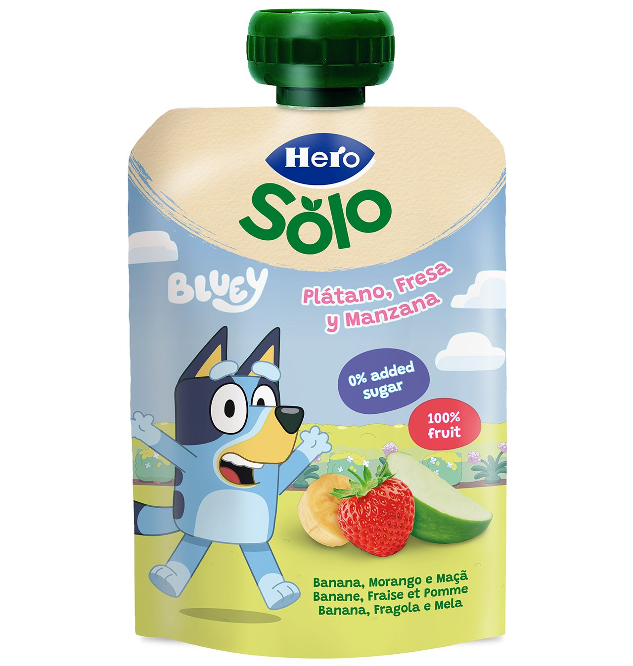 Comprar POUCHE HERO NANOS PLÁTANO Y FRESA 100 G Potitos y platos