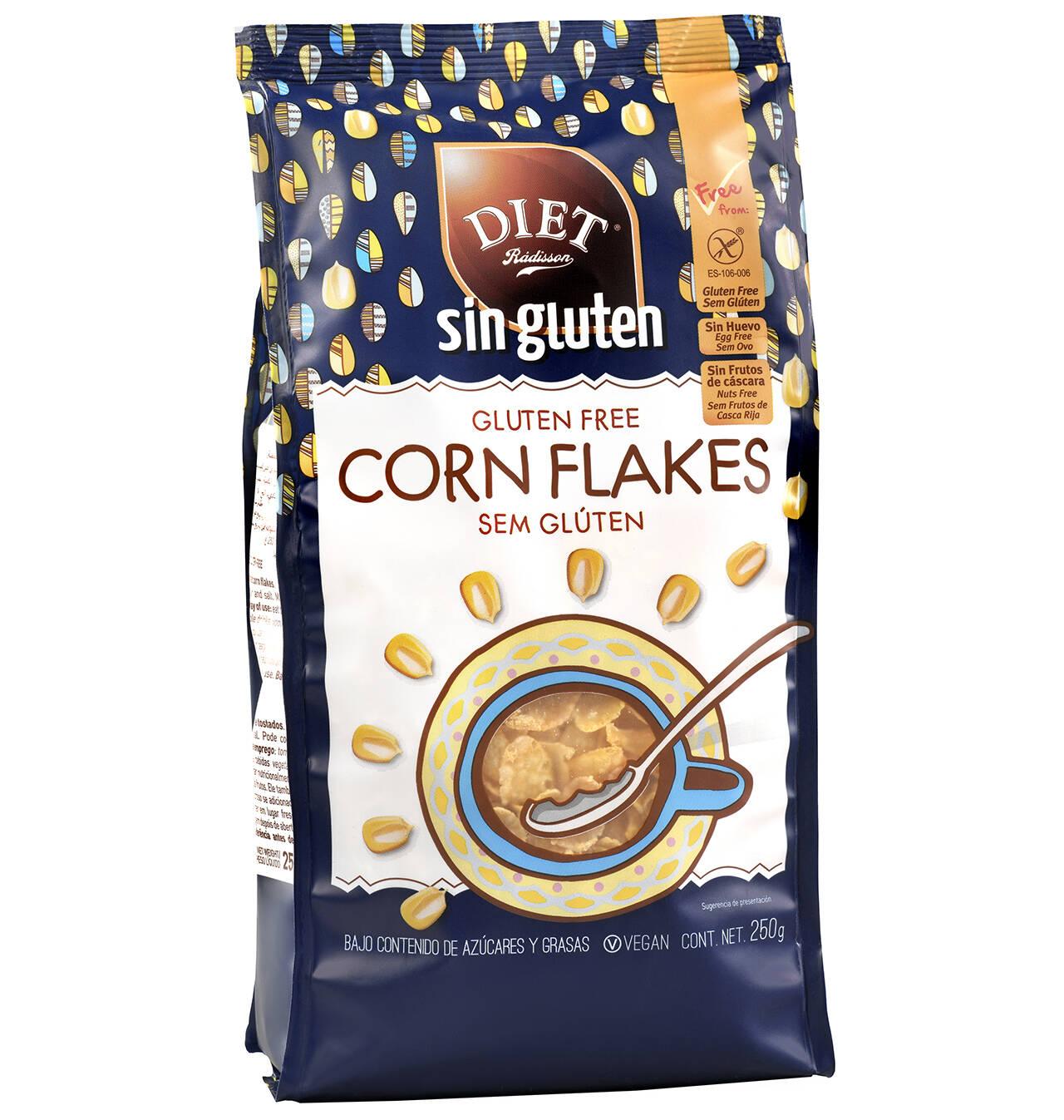 Comprar CORN FLAKES DIET RÁDISSON SIN GLUTEN 250 G Dietéticos en
