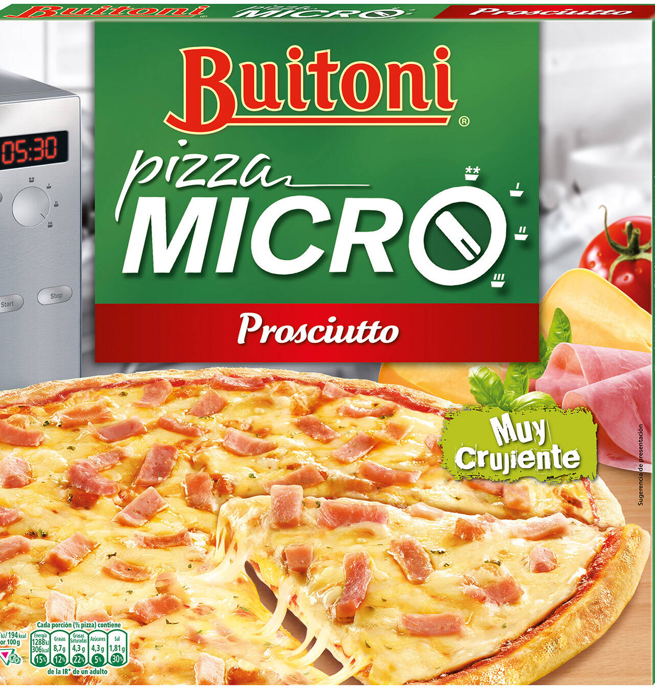 Comprar PIZZA MICRO BUITONI JAMÓN Y QUESO 315 G PIZZA MICRO BUITONI