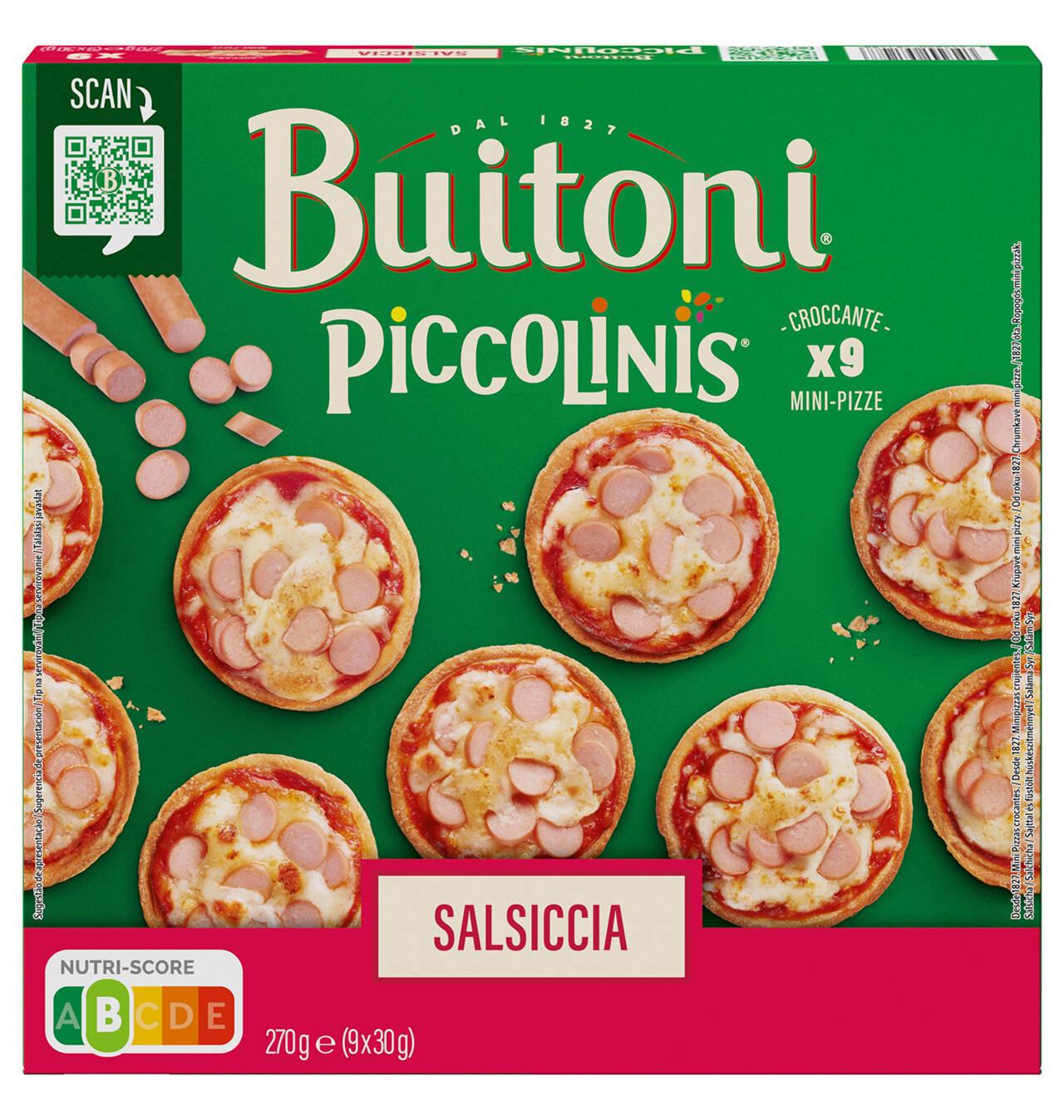 Comprar PICCOLINIS BUITONI SALSICCIA 270 G | Pizzas congeladas y masas ...