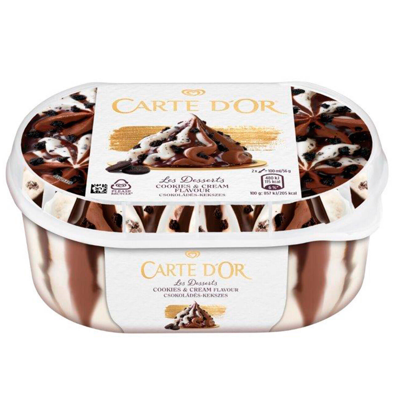 Comprar HELADO CARTE D'OR COOKIES&CREAM 900 ML HELADO CARTE D'OR