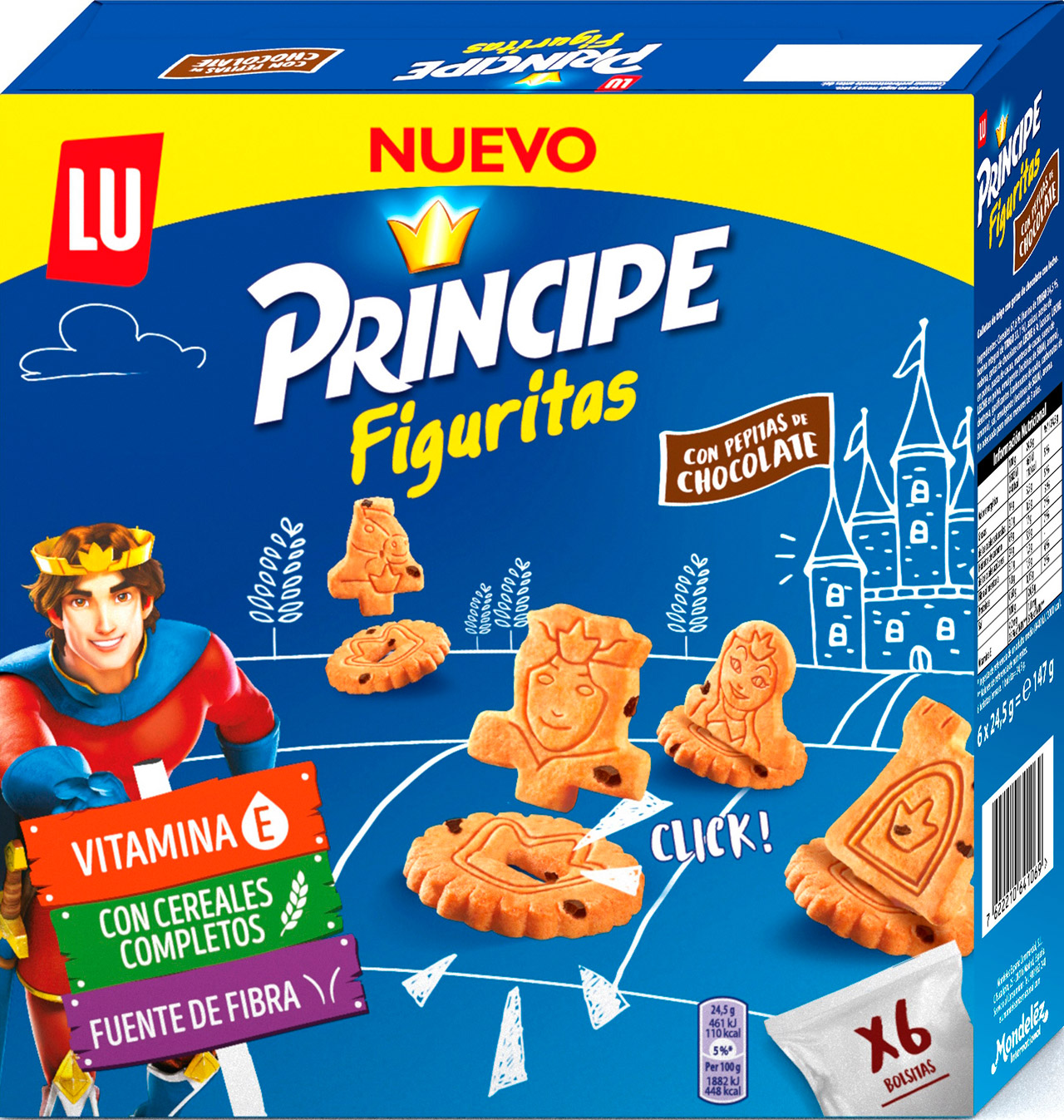 Galleta mini PRÍNCIPE, caja 160 g Galleta mini PRÍNCIPE, caja 160 g