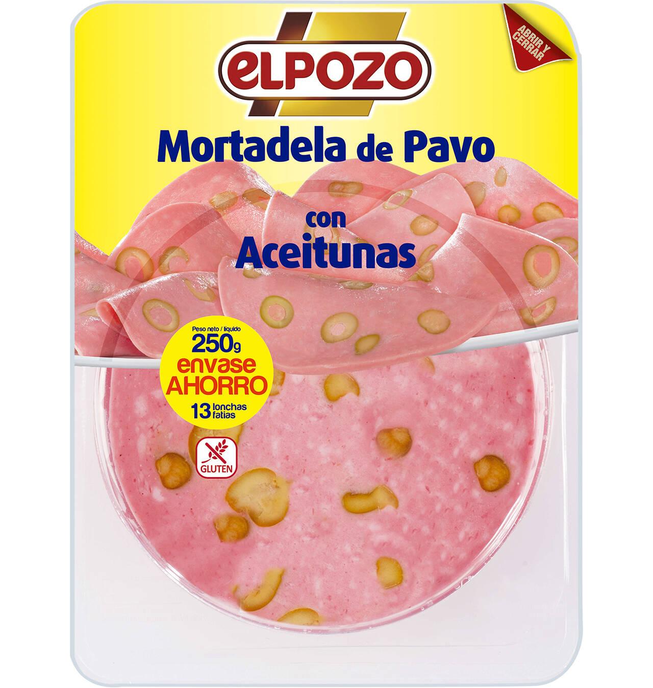 Comprar MORTADELA DE PAVO ELPOZO ACEITUNA 250 G Cocidos y salchichas