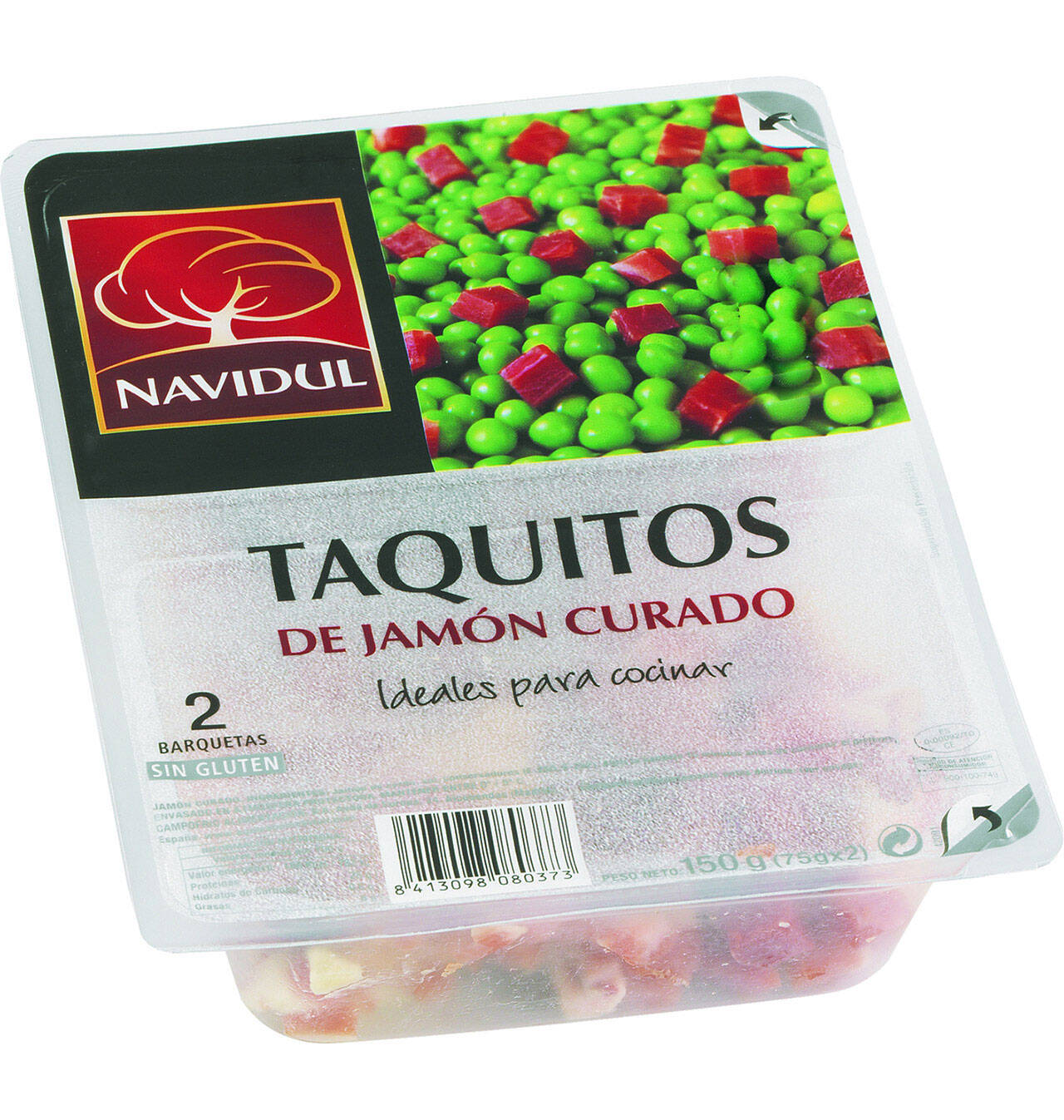 Comprar TAQUITOS NAVIDUL JAMÓN CURADO 2€ 100 G Jamón y embutidos