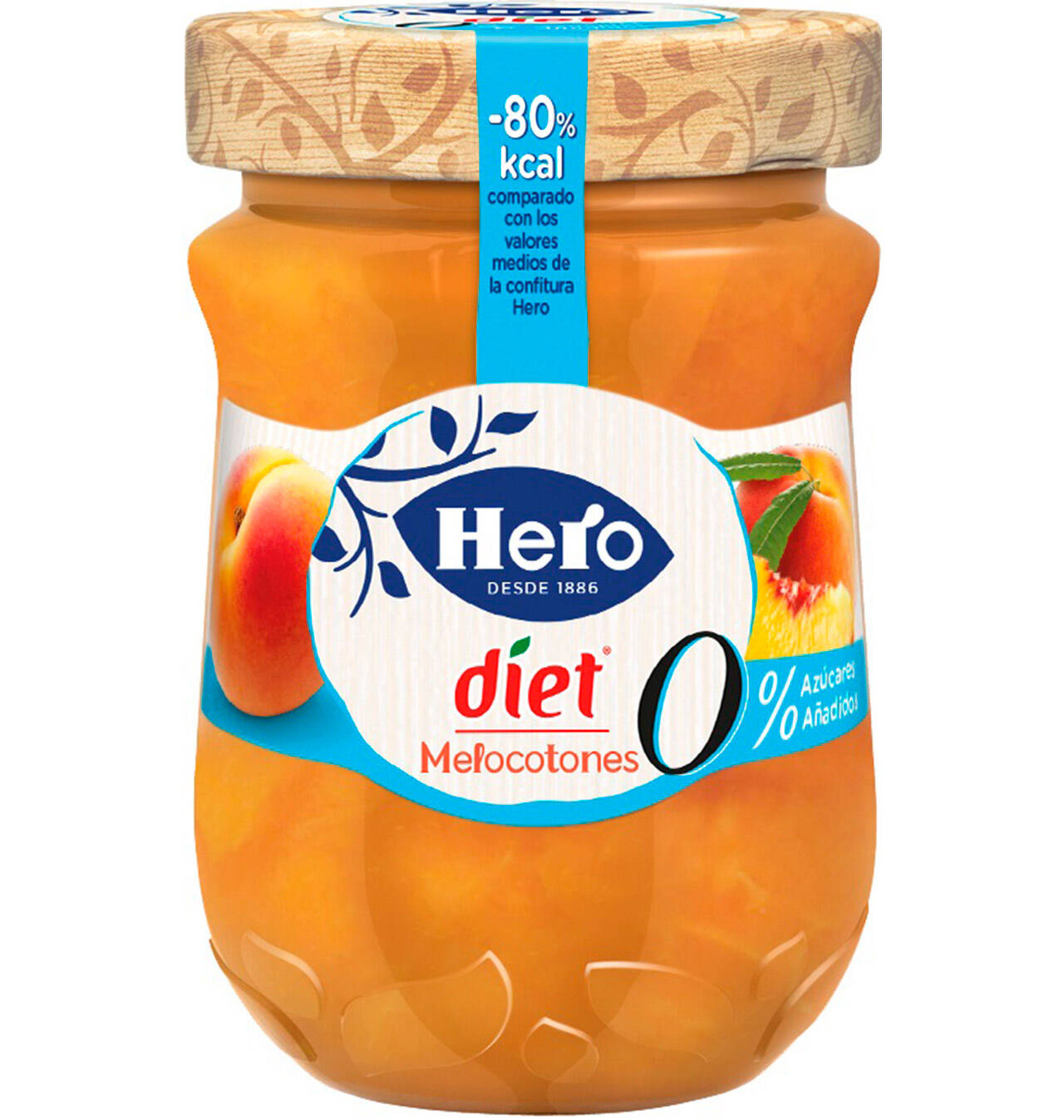 HERO CONFITURA 0% DIET MELOCOTON