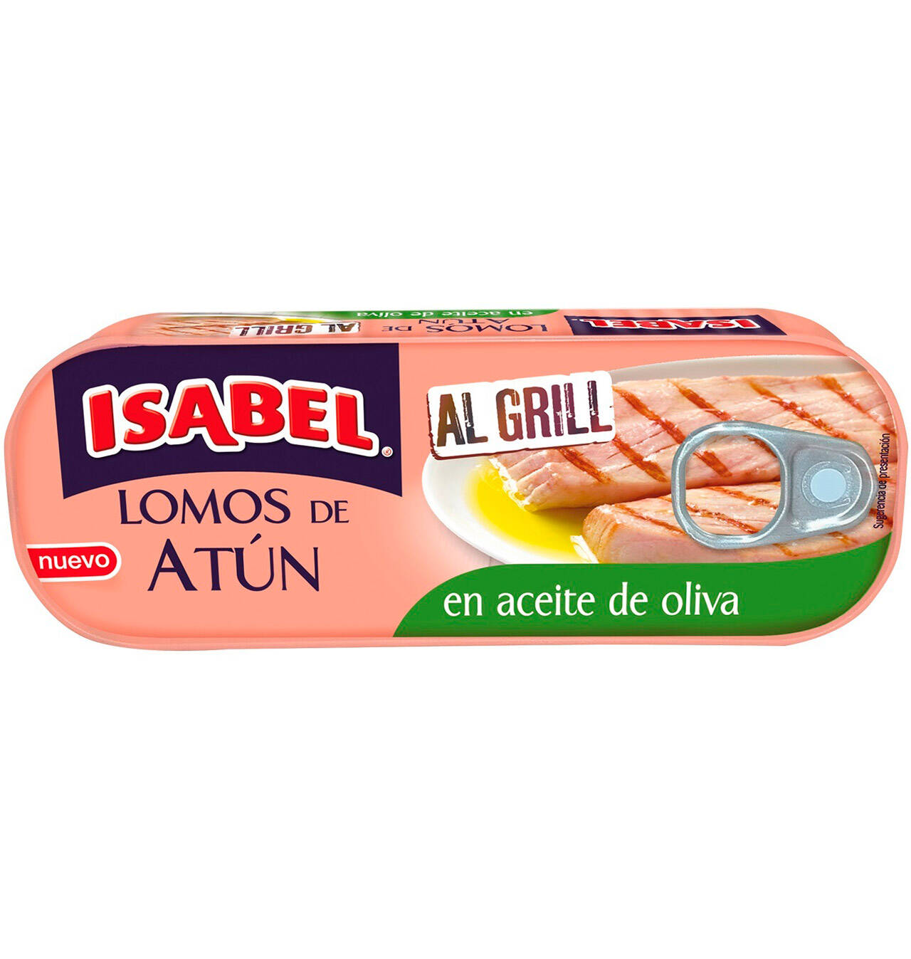 Comprar LOMOS DE ATÚN ISABEL EN ACEITE DE OLIVA AL GRILL 120 G