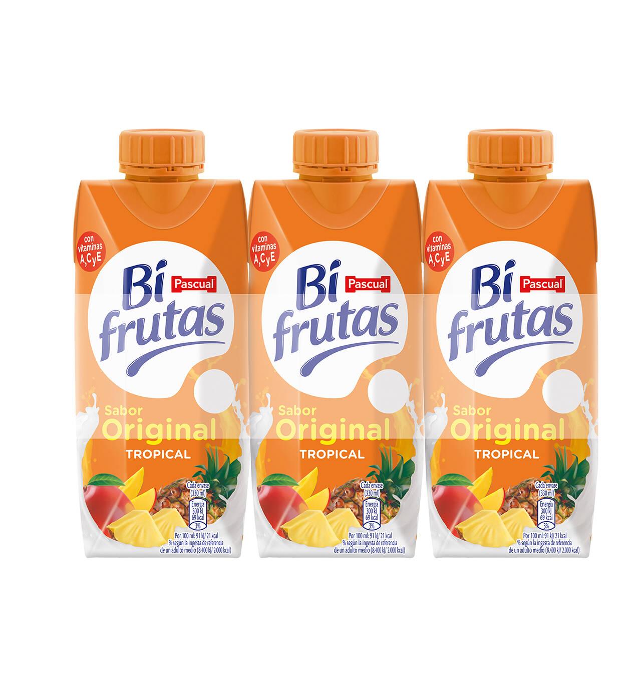 Comprar BIFRUTAS PASCUAL TROPICAL 3 UNIDADES Zumos Y Caf s En Condisline