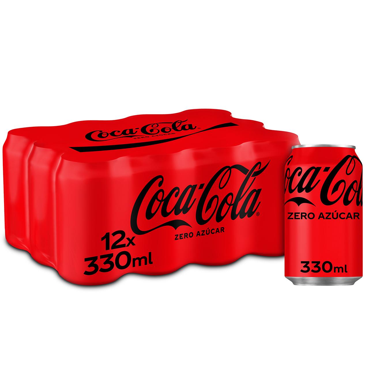 Comprar COCA COLA ZERO LATA CL PACK UNIDADES Refrescos En