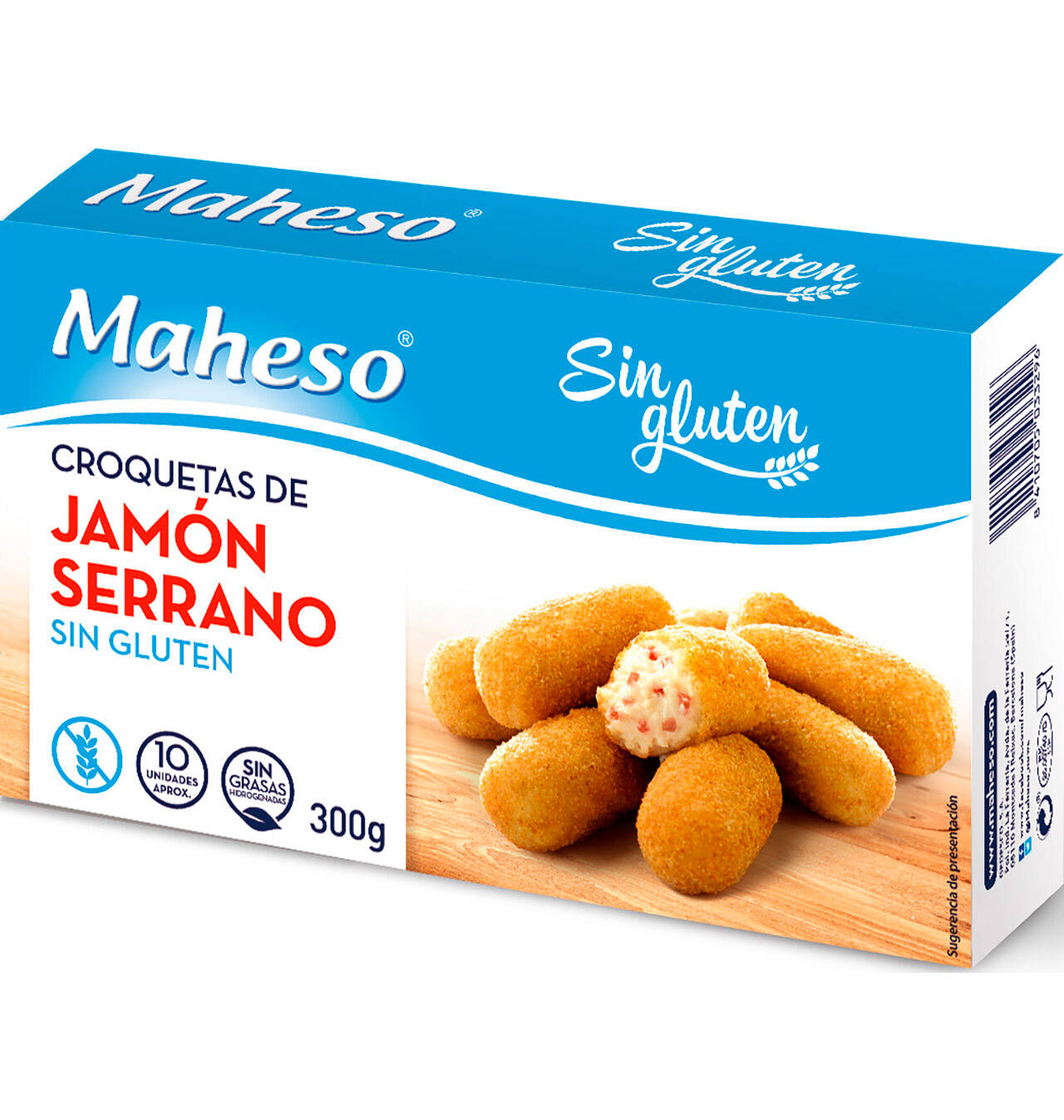 Comprar CROQUETAS MAHESO JAMÓN SIN GLUTEN 300 G Platos preparados