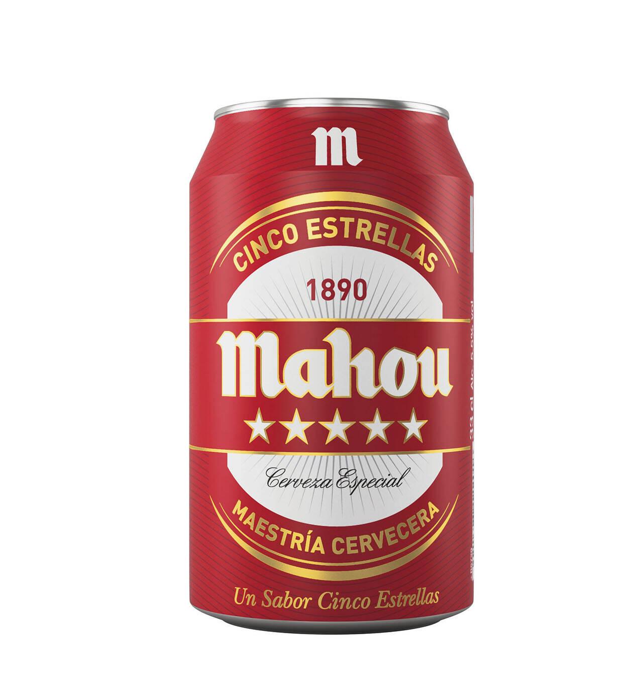 Comprar CERVEZA MAHOU 5 ESTRELLAS LATA 33 CL | Cervezas en Condisline