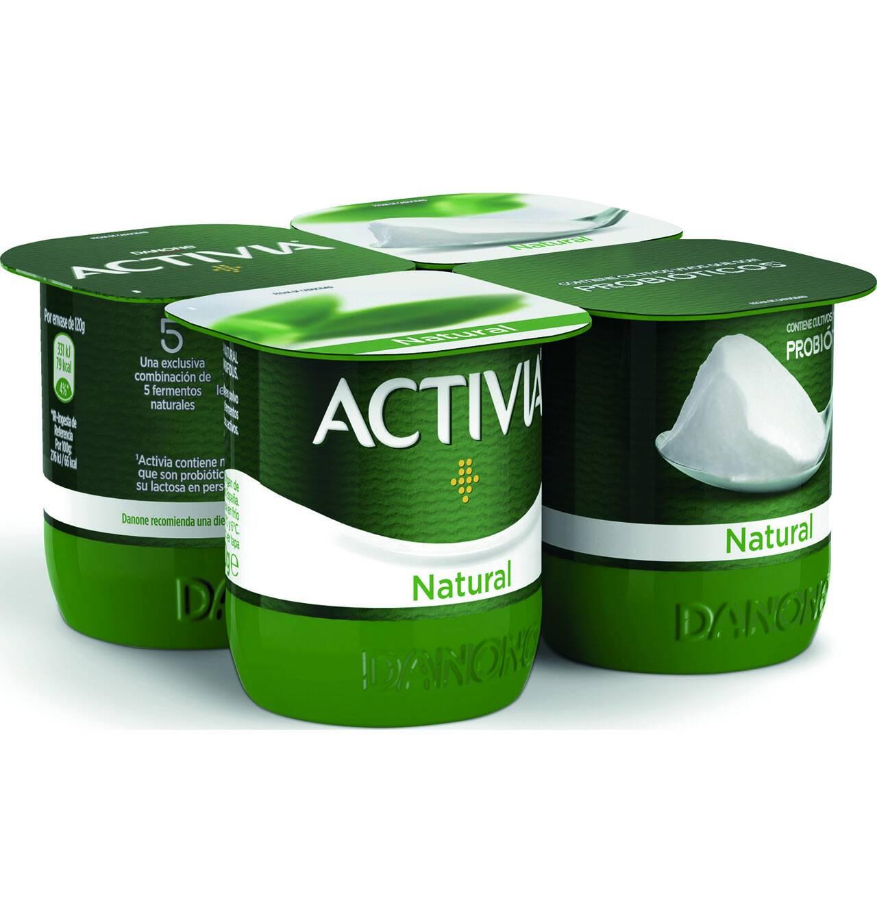 Comprar ACTIVIA DANONE NATURAL 4 UNIDADES Yogures en Condisline