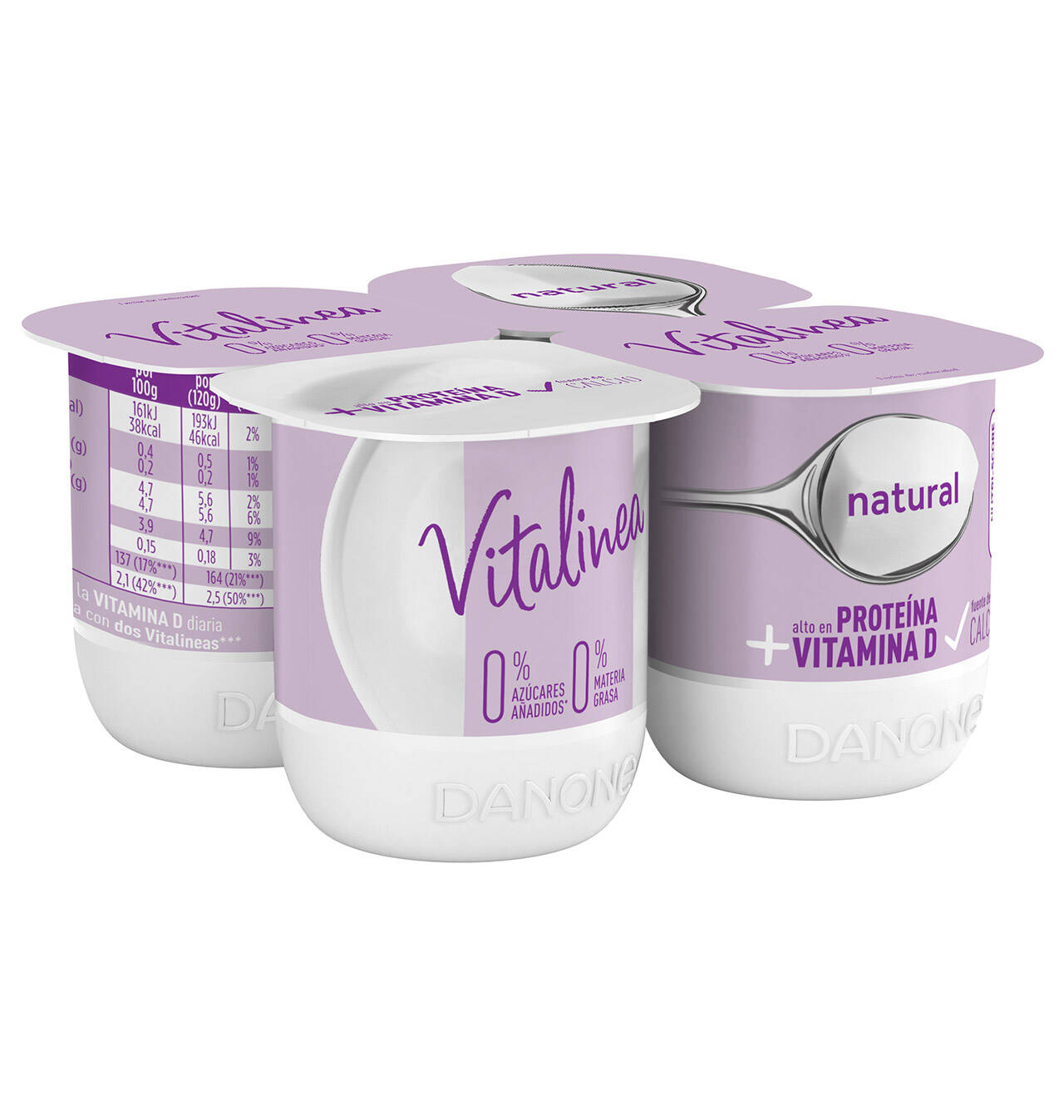 Comprar VITALINEA DANONE NATURAL 4 UNITATS Iogurts a Condisline