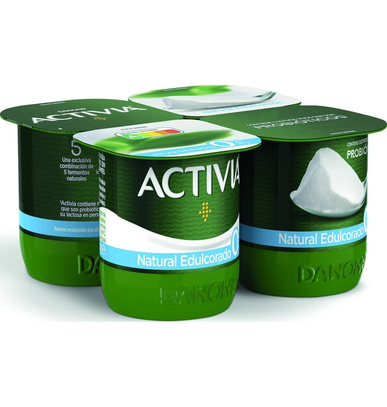 Comprar ACTIVIA DANONE NATURAL EDULCORADO 0 4 UNIDADES 480 G Yogures