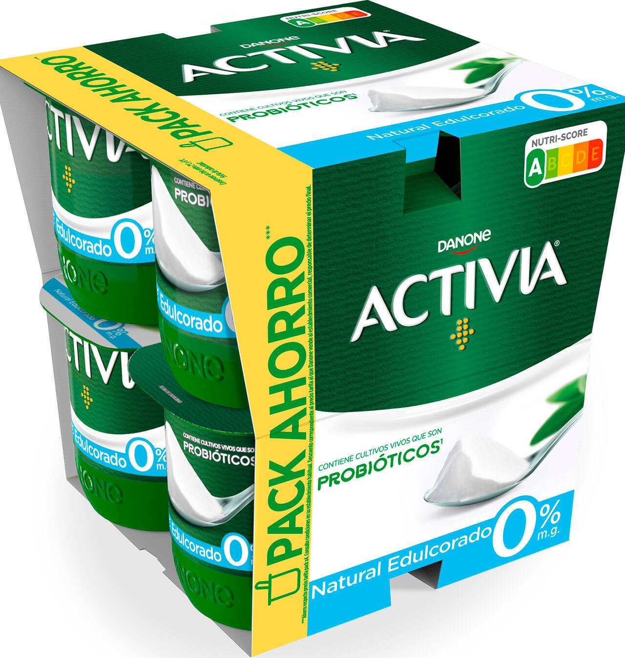 Comprar ACTIVIA DANONE NATURAL EDULCORADO 8 UNIDADES Yogures en