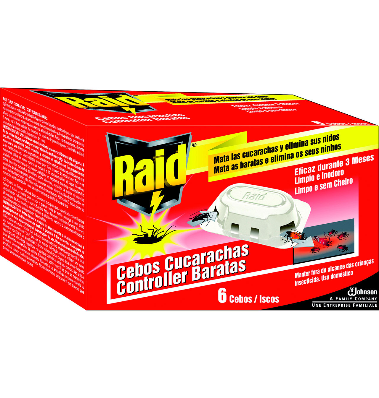 Comprar Cebo Raid Cucarachas Unidades Cebo Raid Cucarachas Unidades En Condisline