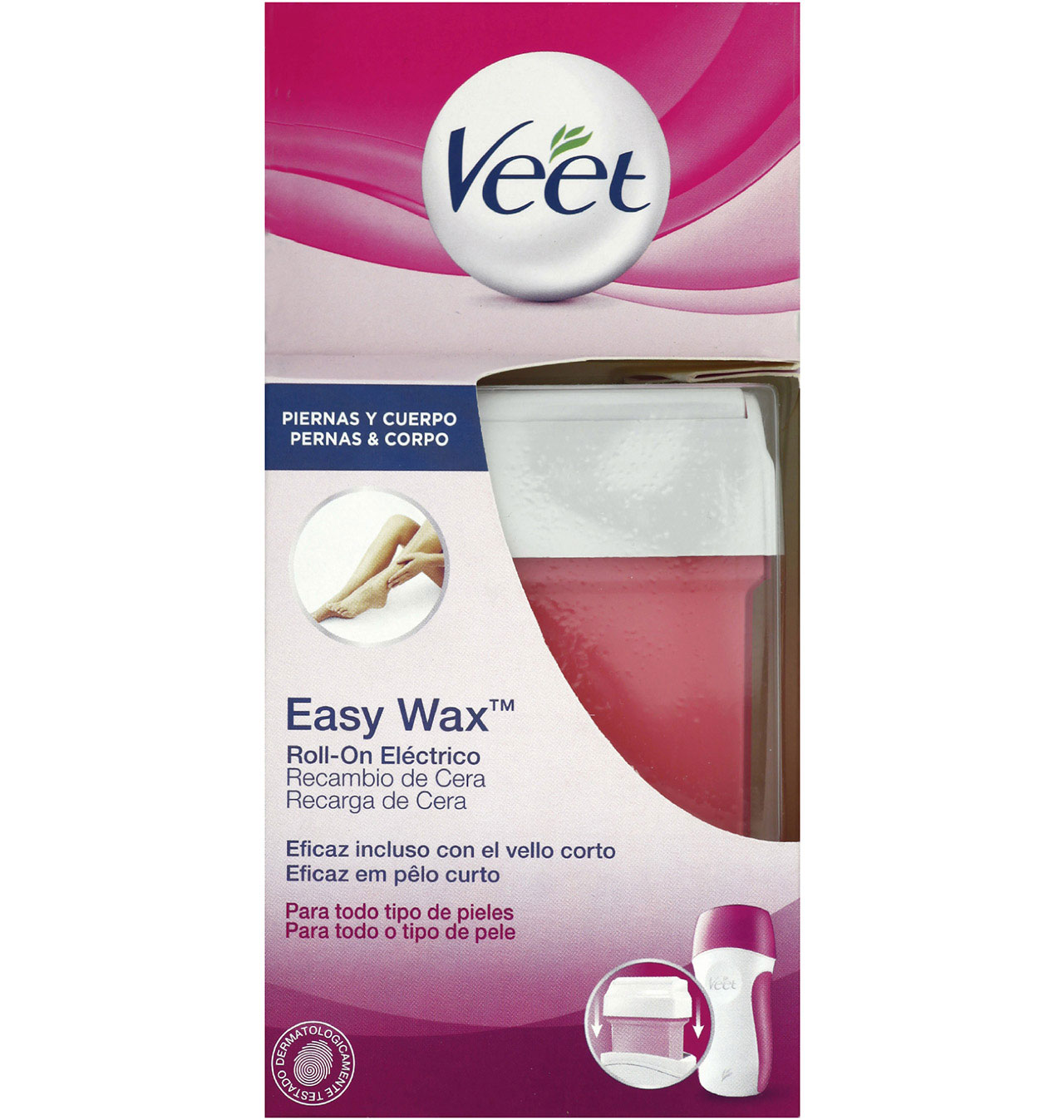 Comprar VEET CERA TEBIA DEPILATORIA ROLLON RECAMBI CAMES ML VEET CERA TEBIA DEPILATORIA