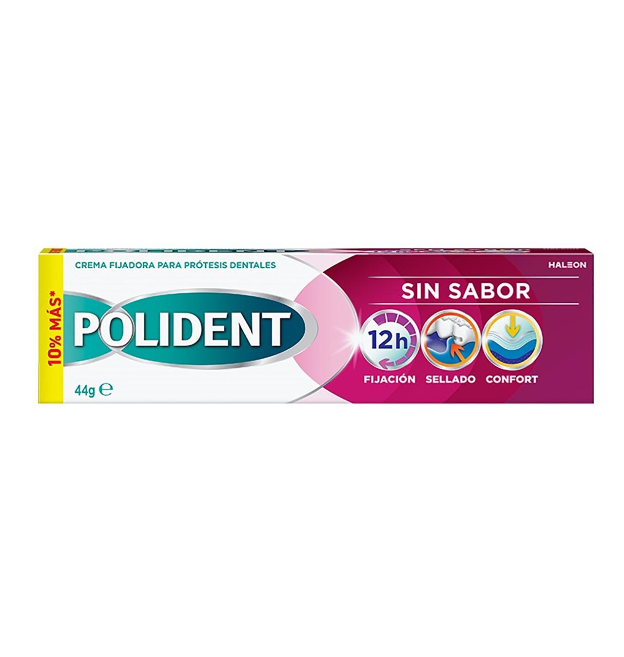 Comprar CREMA POLIDENT ADHESIVA SIN SABOR 44 G | Higiene bucal en ...