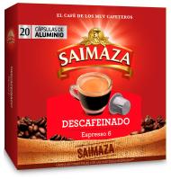 CÀPSULES CAFÈ SAIMAZA DESCAFEINAT NESPRESO 20 UNITATS