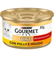 COMIDA GATO GOURMET GO POLLO & HIGADO 85 G